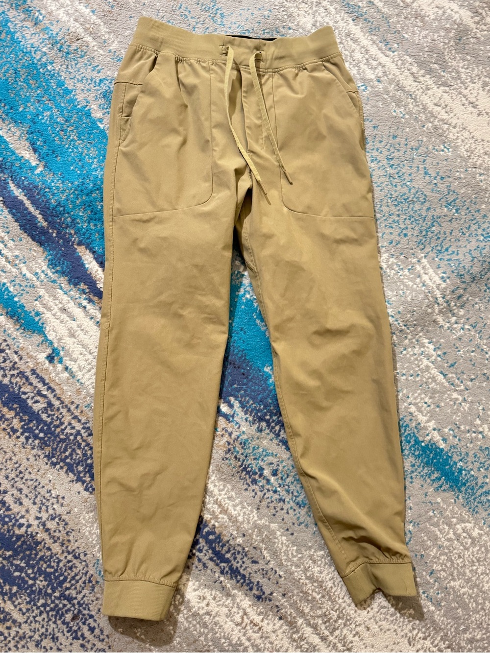 lululemon athletica Men's Khaki Drawstring Joggers